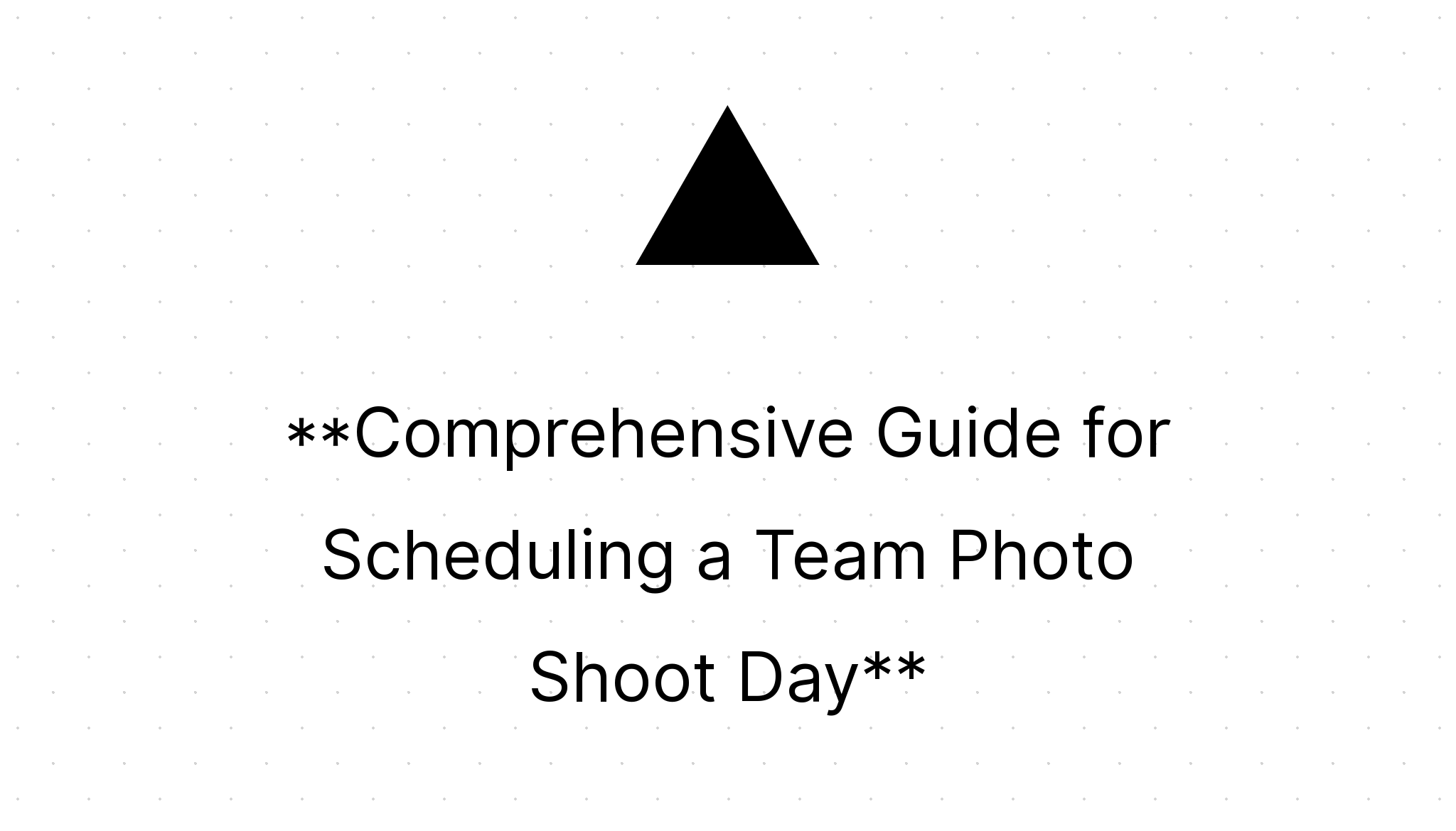 Comprehensive Guide for Scheduling a Team Photo Shoot Day SavvyHeadshot